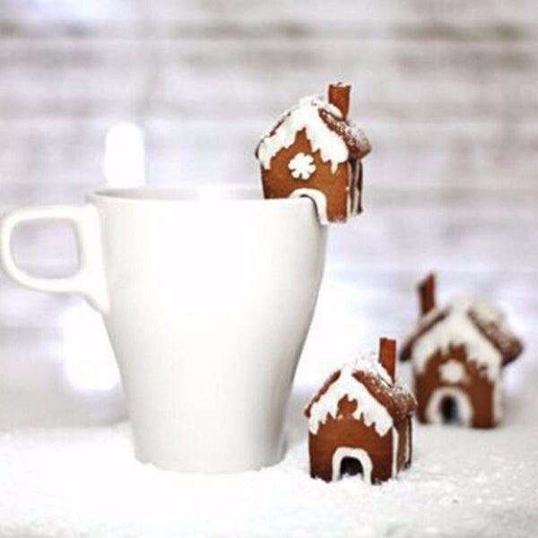 3Pcs Christmas Gingerbread House Biscuit Cutter Set Stainless Steel Cookie Mould